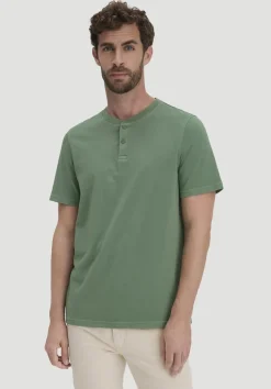 Heavy Jersey Henley Shirt Relaxed aus reiner Bio-Baumwolle von hessnatur