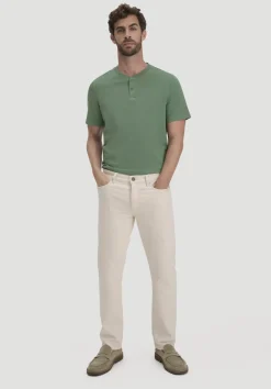 Heavy Jersey Henley Shirt Relaxed aus reiner Bio-Baumwolle von hessnatur