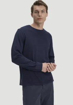 Heavy Jersey Longsleeve Relaxed aus reiner Bio-Baumwolle von hessnatur