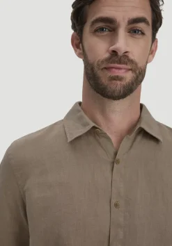 Hemd Regular aus reinem Leinen von hessnatur