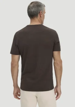 Henley T-Shirt Regular aus Leinen und Bio-Baumwolle von hessnatur