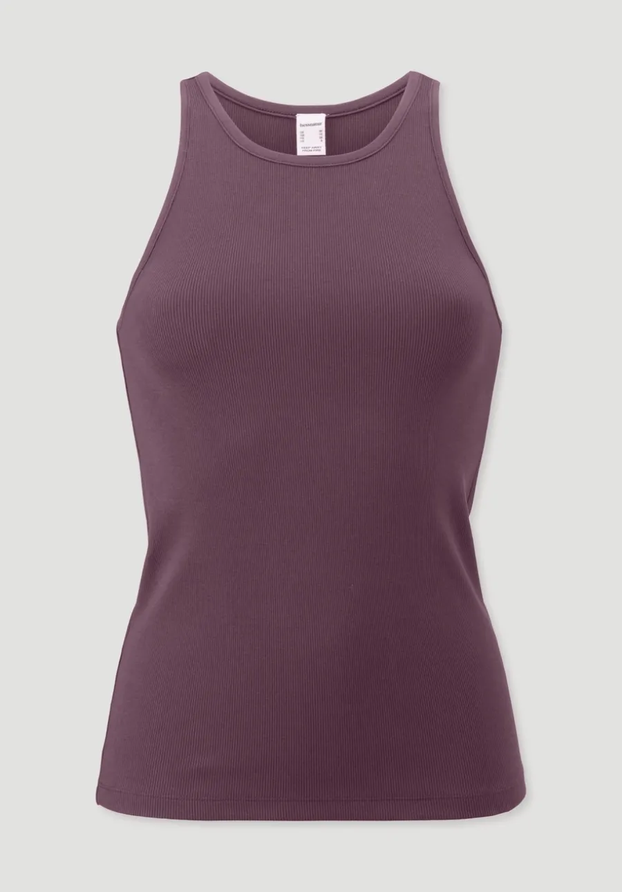 High-Neck Ribtop SOFT RIB aus Bio-Baumwolle von hessnatur