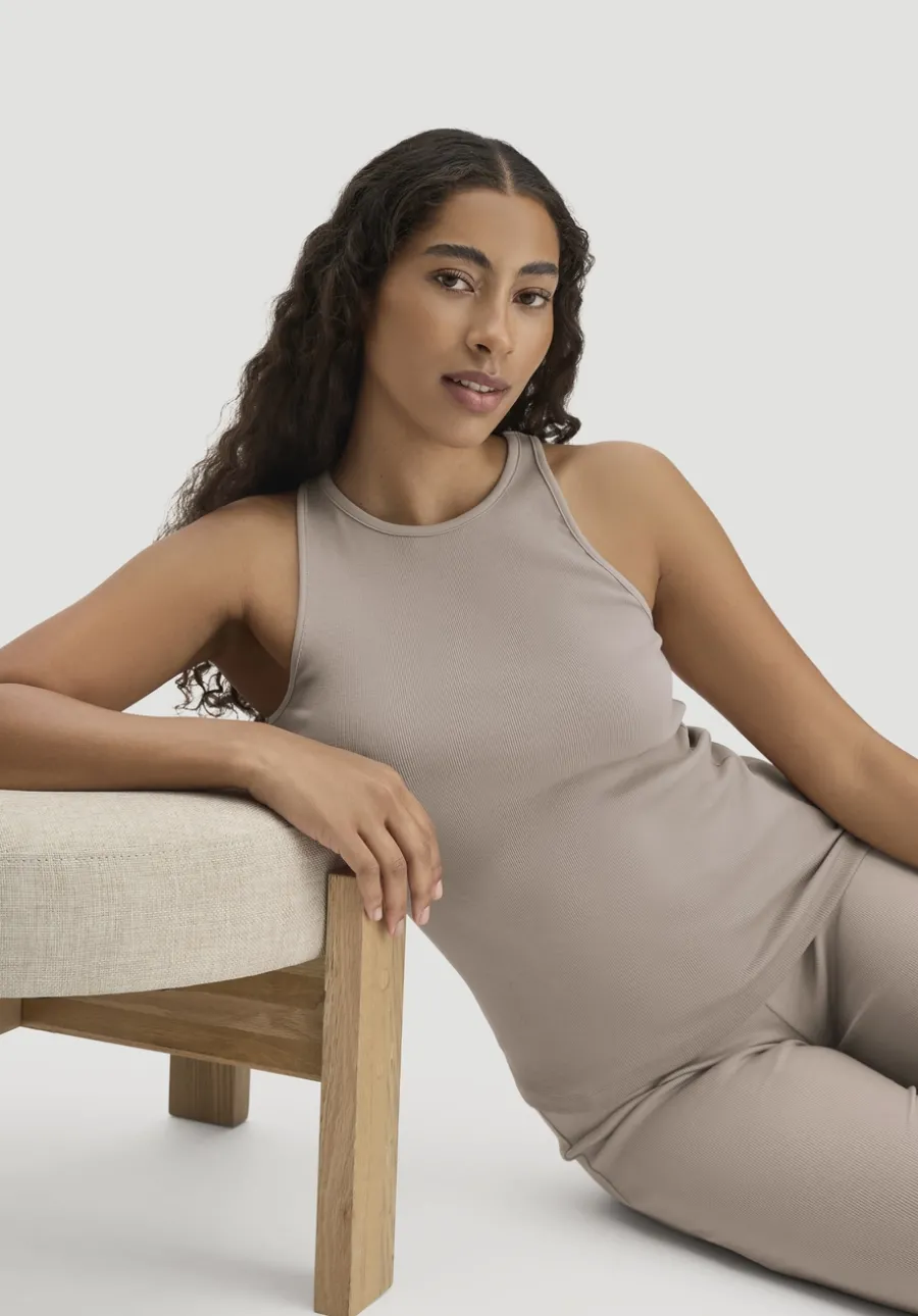 High-Neck Ribtop SOFT RIB aus Bio-Baumwolle von hessnatur