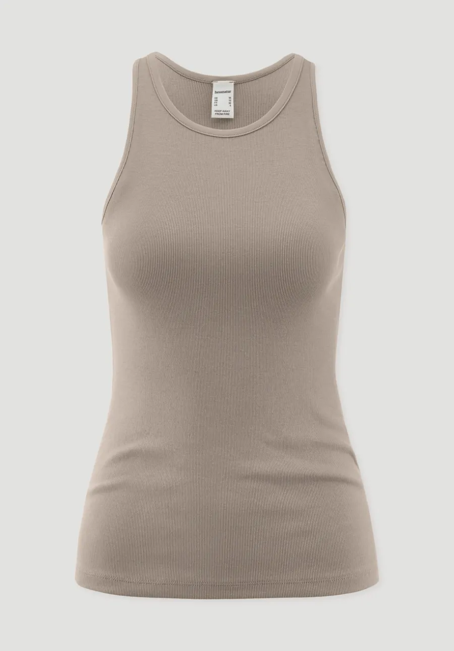 High-Neck Ribtop SOFT RIB aus Bio-Baumwolle von hessnatur