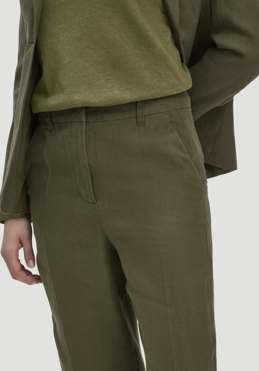 Hose Straight Leg aus reinem Leinen von hessnatur