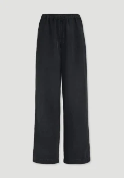 Hose Wide Leg aus TENCEL™ Lyocell mit Leinen von hessnatur