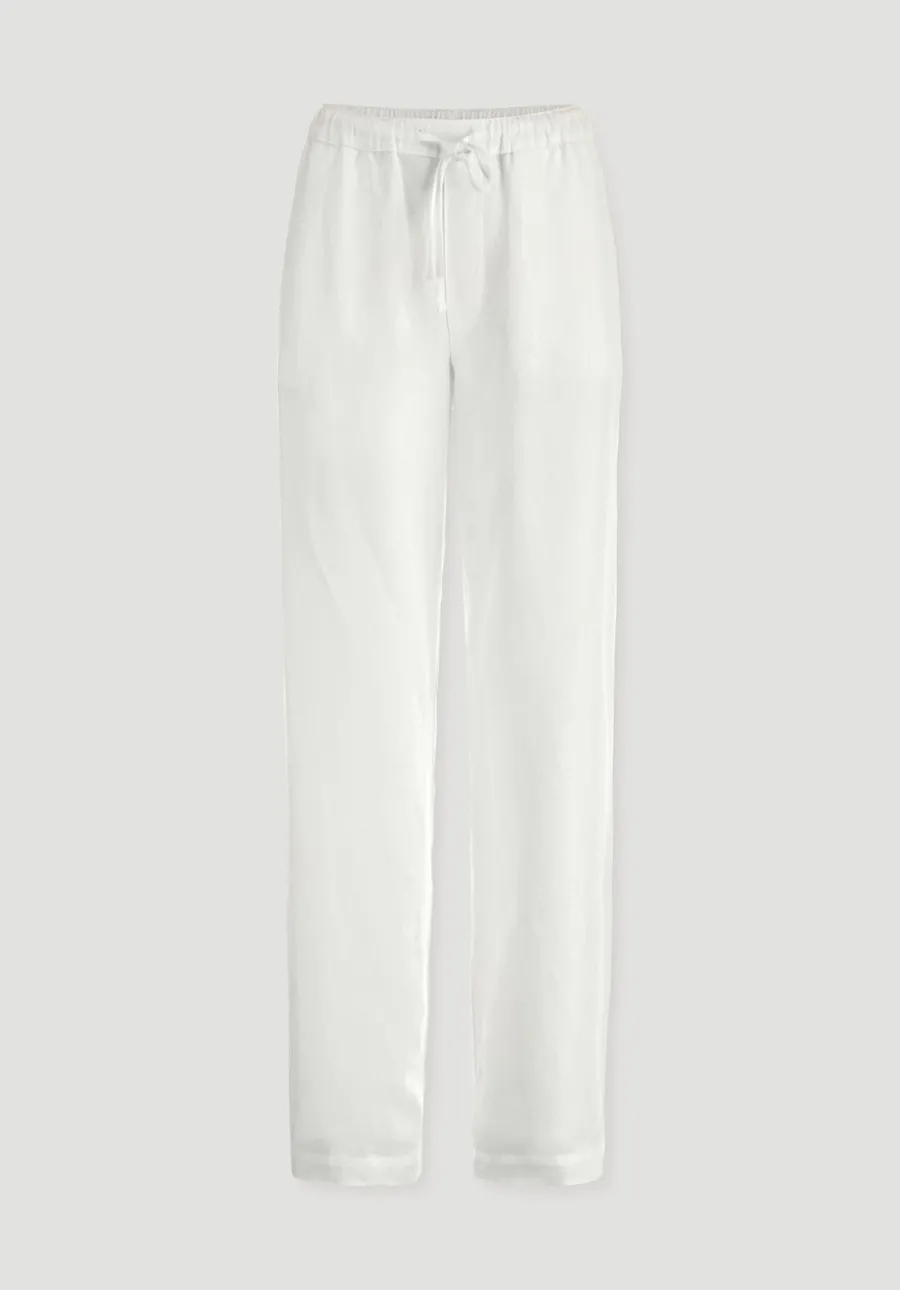 Hose Wide Leg aus TENCEL™ Lyocell mit Leinen von hessnatur
