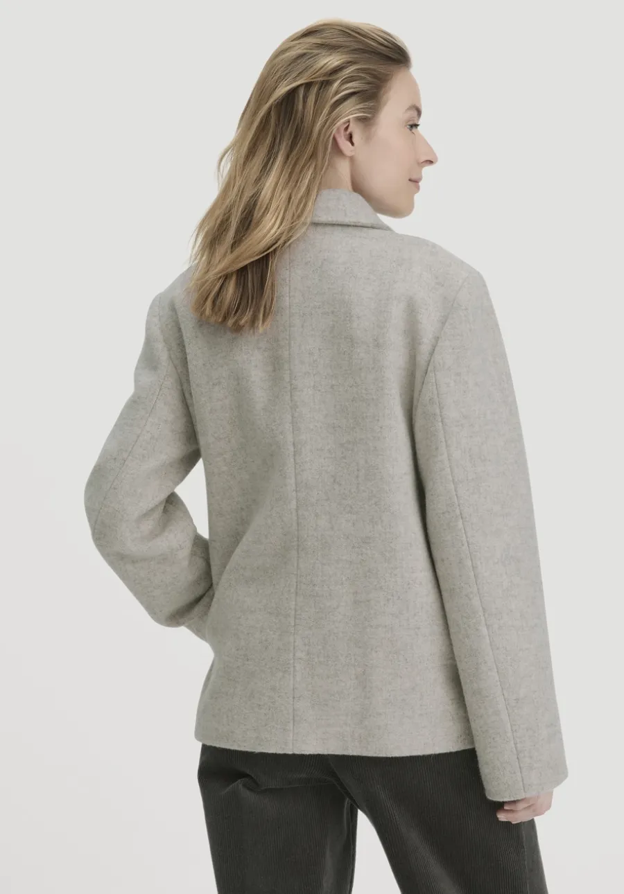 Jacke Deichschaf Regular aus regionaler Schurwolle von hessnatur