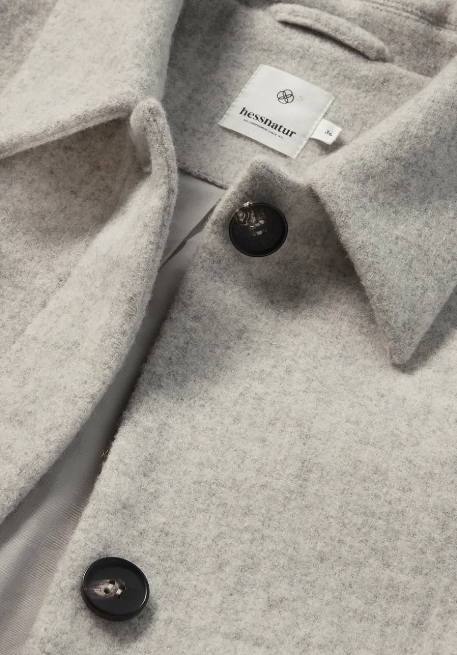 Jacke Deichschaf Regular aus regionaler Schurwolle von hessnatur