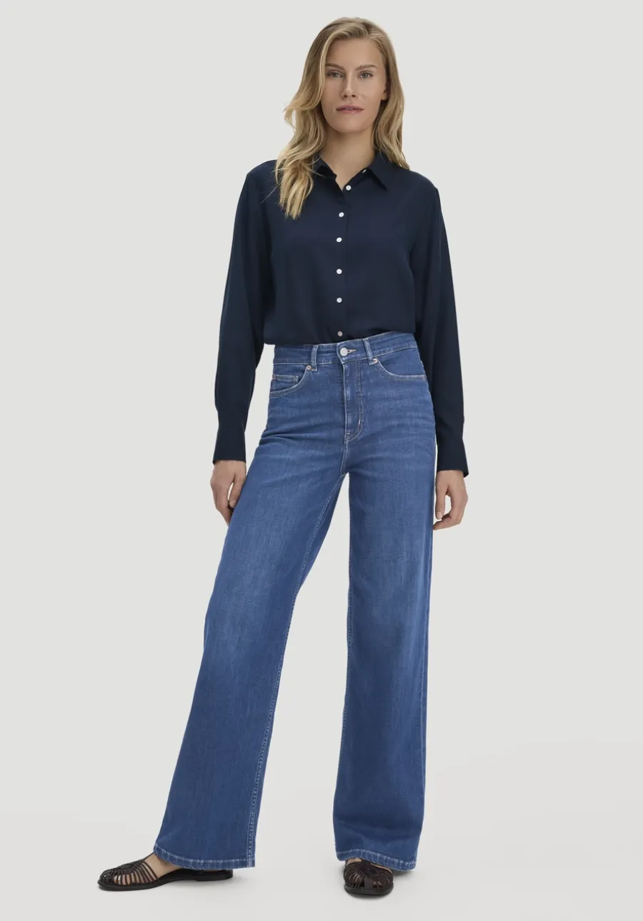 Jeans ALVA Wide Leg aus Bio-Denim von hessnatur