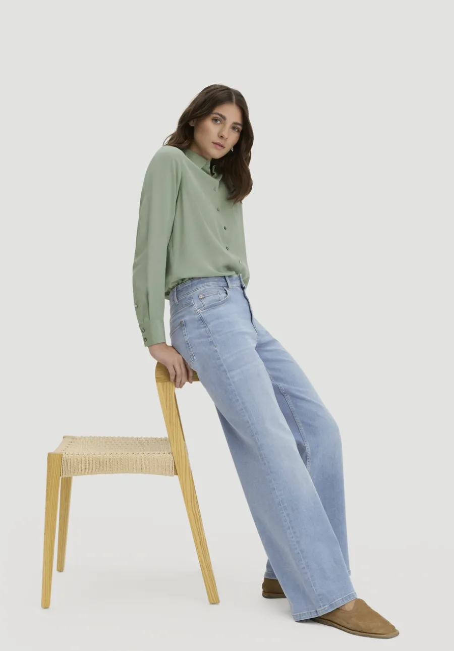 Jeans ALVA Wide Leg aus Bio-Denim von hessnatur