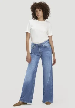 Jeans ALVA Wide Leg aus Bio-Denim von hessnatur