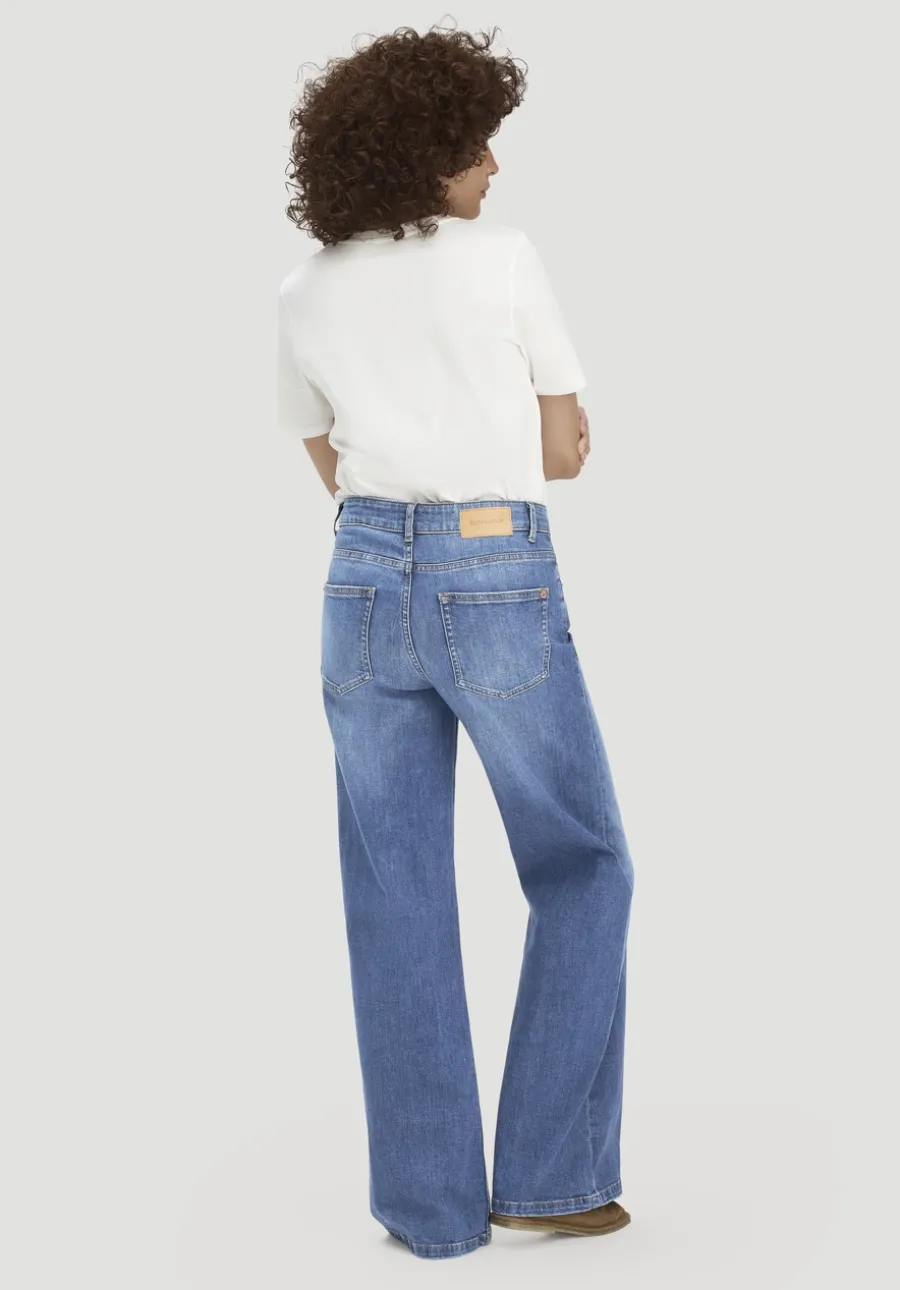 Jeans ALVA Wide Leg aus Bio-Denim von hessnatur