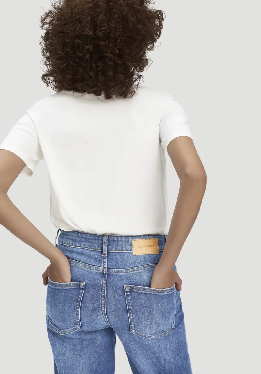 Jeans ALVA Wide Leg aus Bio-Denim von hessnatur