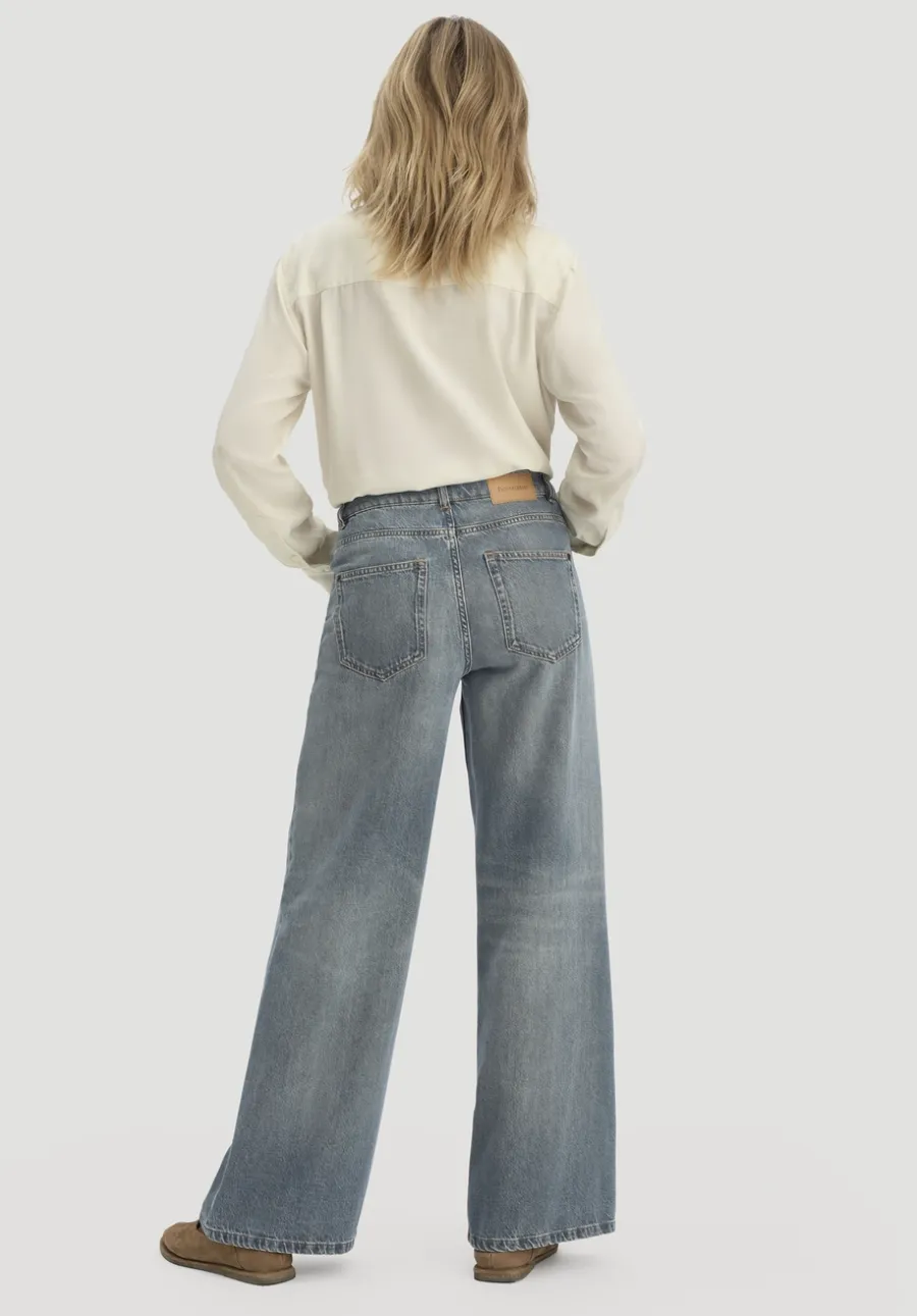 Jeans ALVA Wide Leg aus reinem Bio-Denim von hessnatur