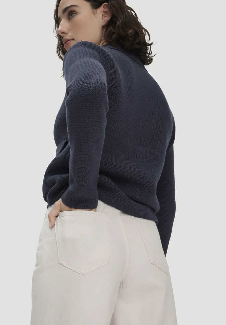 Jeans ALVA Wide Leg UNDYED aus Bio-Baumwolle mit TENCEL™ Lyocell von hessnatur