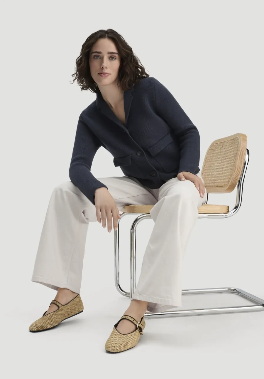 Jeans ALVA Wide Leg UNDYED aus Bio-Baumwolle mit TENCEL™ Lyocell von hessnatur