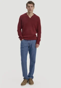 Jeans BEN Regular Straight aus Bio-Denim mit TENCEL™ Lyocell und Leinen von hessnatur