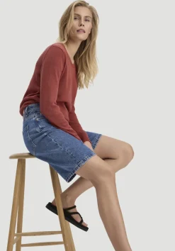 Jeans Bermuda aus Bio-Baumwolle mit TENCEL™ Lyocell von hessnatur