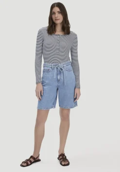 Jeans Bermuda aus Bio-Baumwolle mit TENCEL™ Lyocell von hessnatur