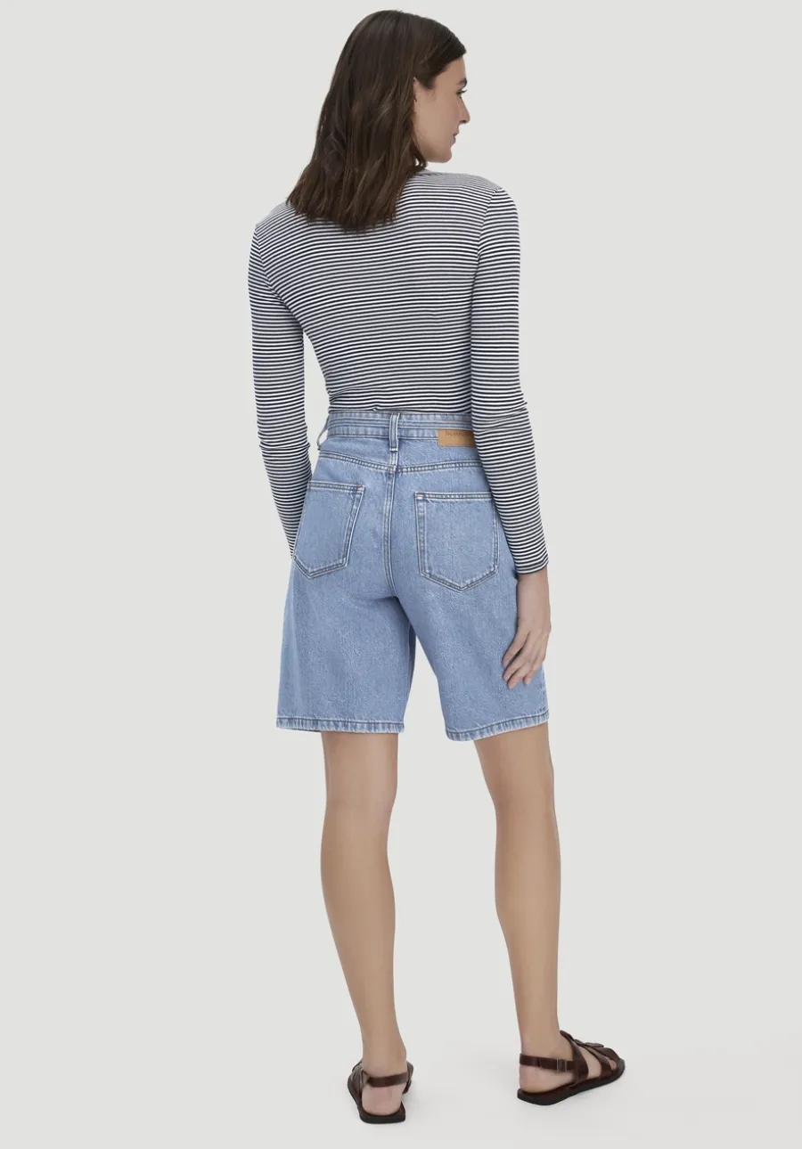 Jeans Bermuda aus Bio-Baumwolle mit TENCEL™ Lyocell von hessnatur