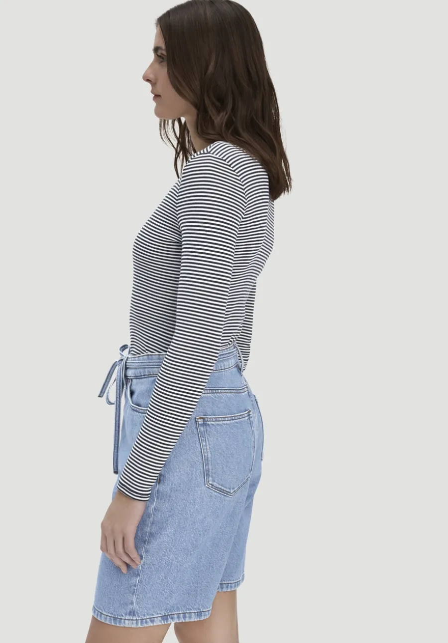 Jeans Bermuda aus Bio-Baumwolle mit TENCEL™ Lyocell von hessnatur