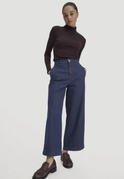 Jeans Culotte BETTER RECYCLING aus Bio-Denim von hessnatur