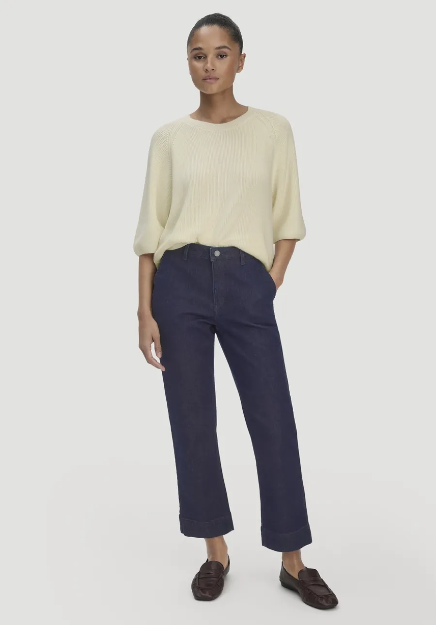 Jeans ELENY Culotte Straight Leg BETTER RECYCLED aus Bio-Denim von hessnatur