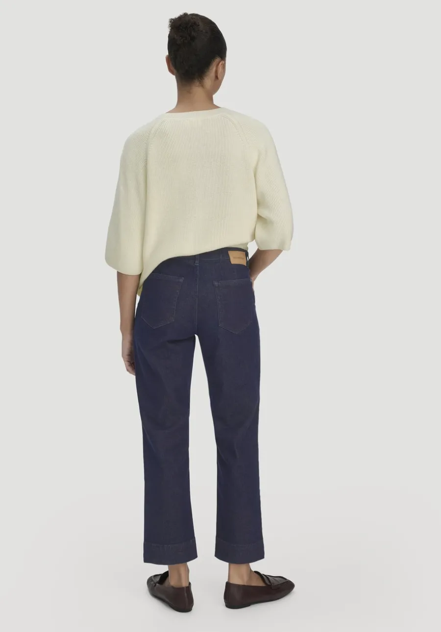 Jeans ELENY Culotte Straight Leg BETTER RECYCLED aus Bio-Denim von hessnatur