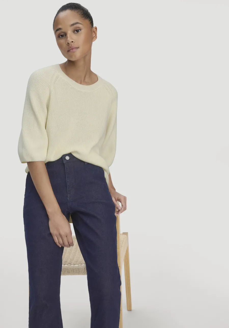 Jeans ELENY Culotte Straight Leg BETTER RECYCLED aus Bio-Denim von hessnatur