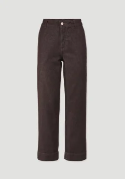 Jeans ELENY Culotte straight Leg aus reinem Bio-Denim von hessnatur