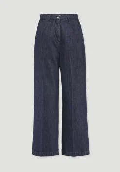 Jeans ENNELIE Culotte Wide Leg aus Bio-Denim mit Kapok von hessnatur