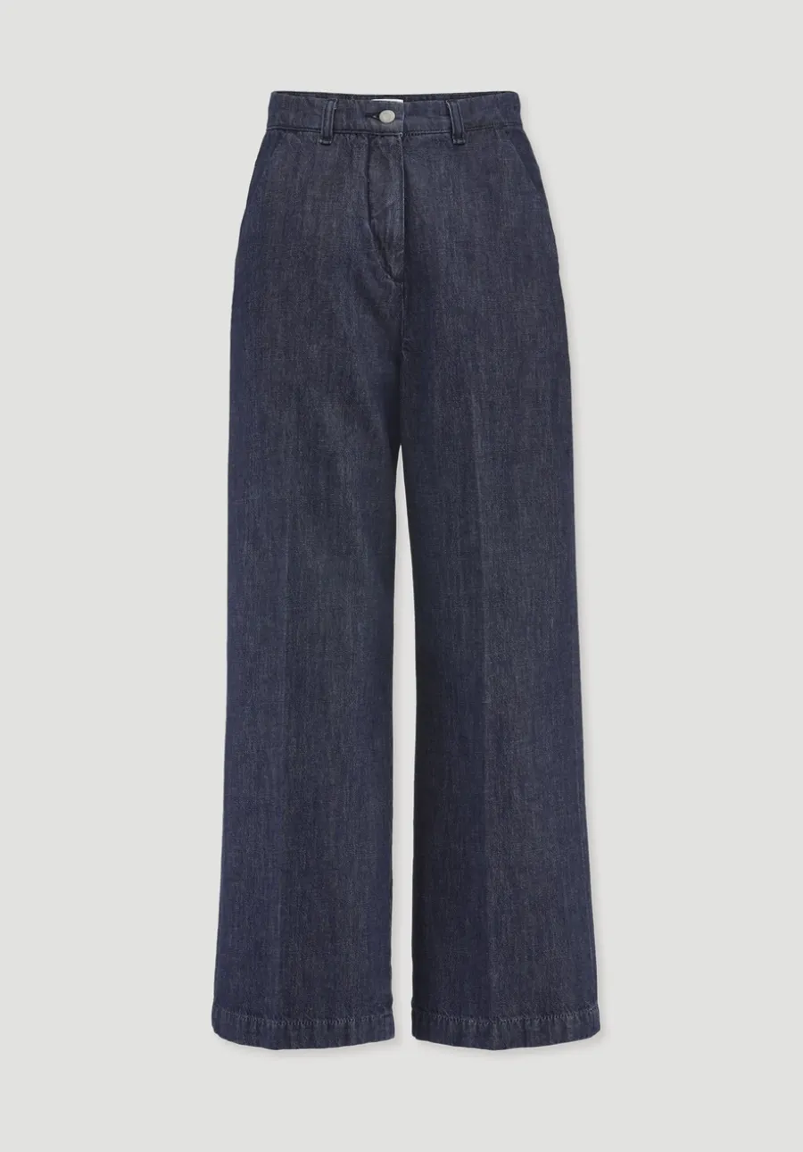 Jeans ENNELIE Culotte Wide Leg aus Bio-Denim mit Kapok von hessnatur