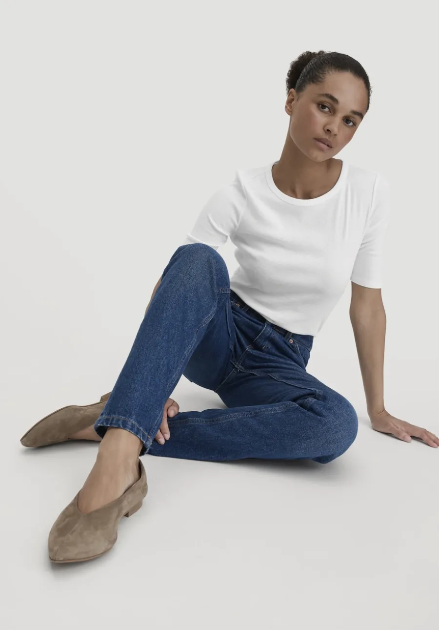 Jeans HANNA Mom High Rise aus reinem Bio-Denim von hessnatur