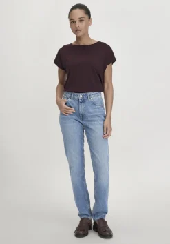 Jeans HANNA Mom High Rise aus reinem Bio-Denim von hessnatur