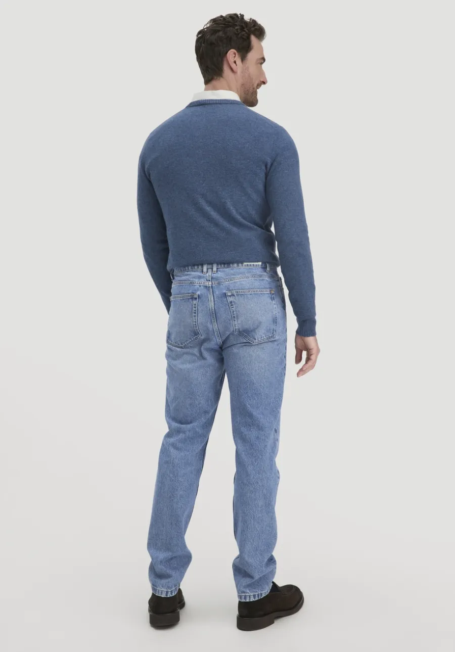 Jeans MADS Relaxed Tapered aus reiner Bio-Denim von hessnatur