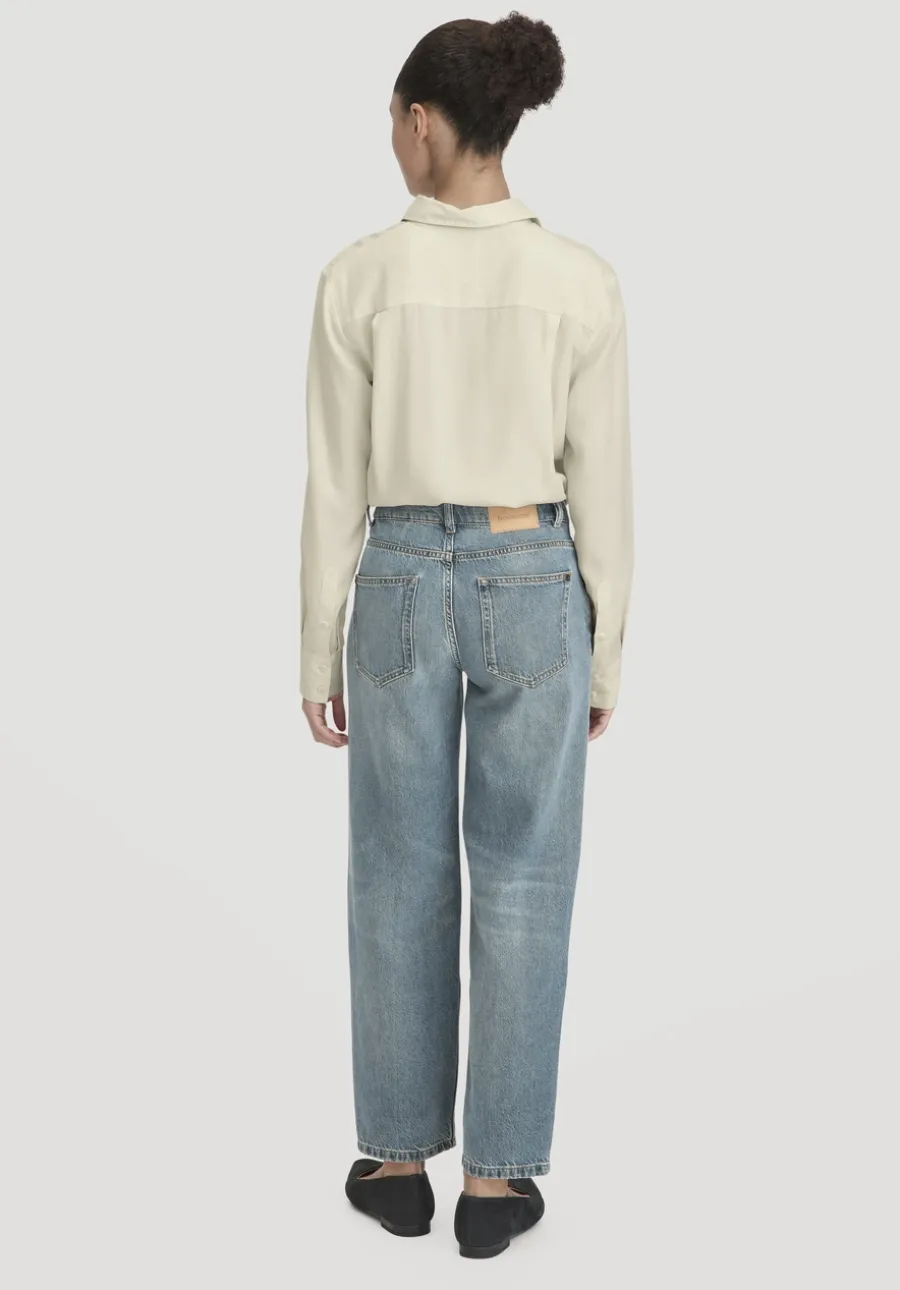 Jeans NELE Barrel Leg aus reiner Bio-Baumwolle von hessnatur