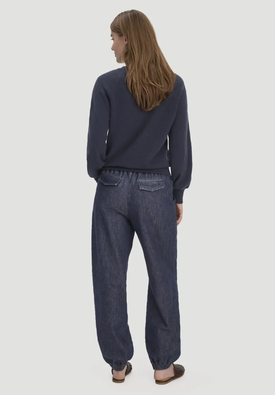 Jeans Soft Utillity aus Bio-Denim mit Kapok von hessnatur