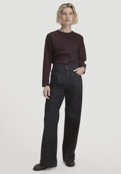 Jeans Super Wide Leg BETTER RECYCLING aus Bio-Denim von hessnatur