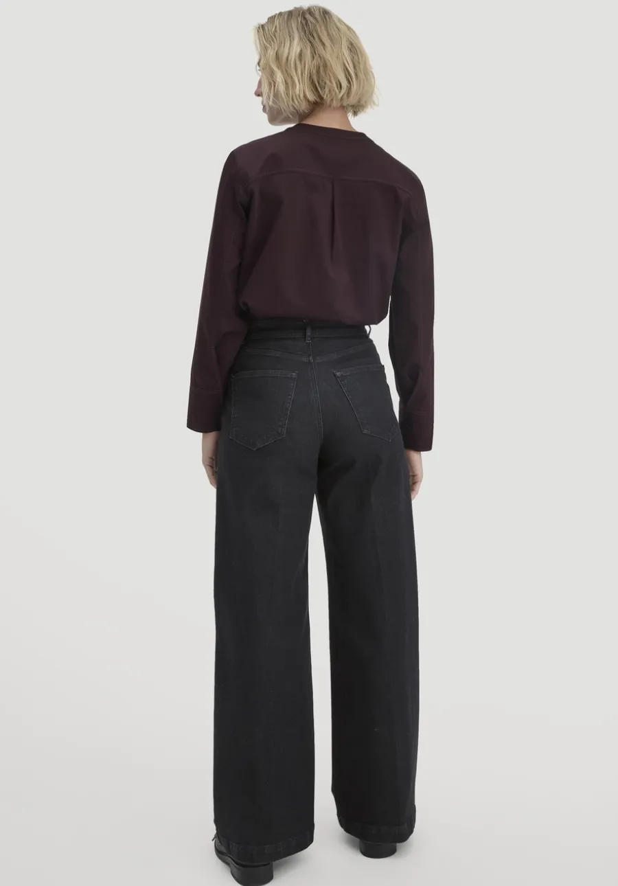 Jeans Super Wide Leg BETTER RECYCLING aus Bio-Denim von hessnatur