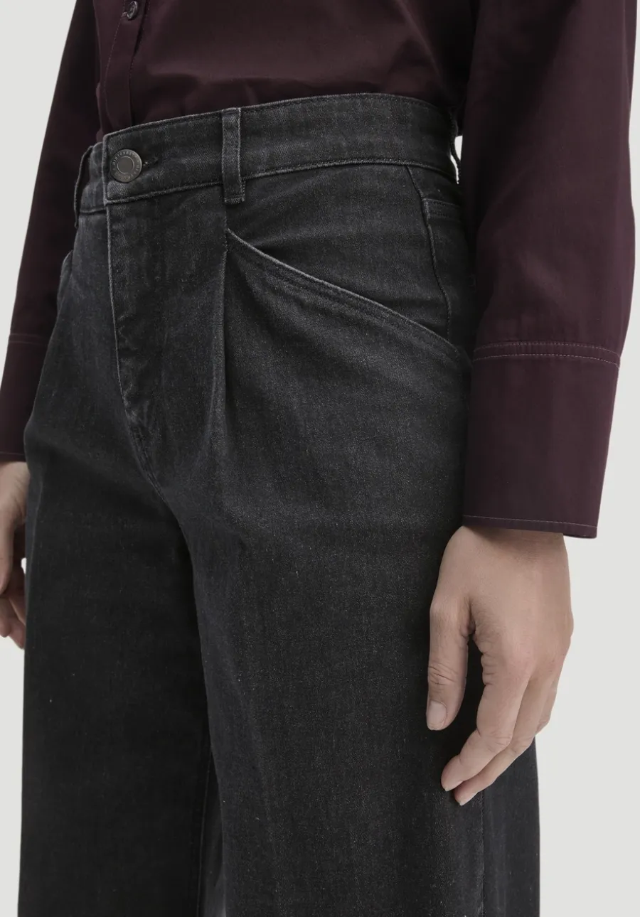 Jeans Super Wide Leg BETTER RECYCLING aus Bio-Denim von hessnatur