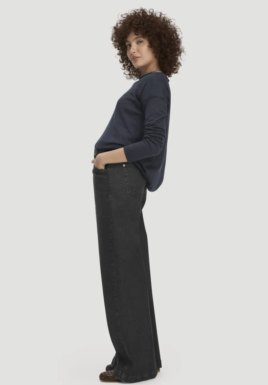 Jeans VONNA Super Wide Leg BETTER RECYCLING aus Bio-Denim von hessnatur
