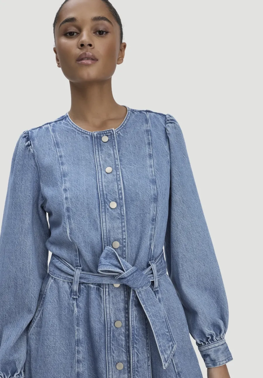 Jeanskleid Regular Midi aus Bio-Baumwolle und TENCEL™ Lyocell von hessnatur