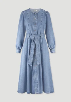 Jeanskleid Regular Midi aus Bio-Baumwolle und TENCEL™ Lyocell von hessnatur