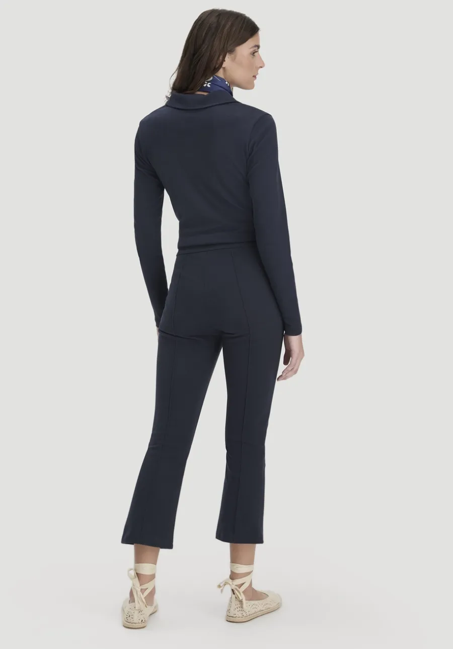 Jersey Hose Culotte Slim Leg aus Bio-Baumwolle von hessnatur