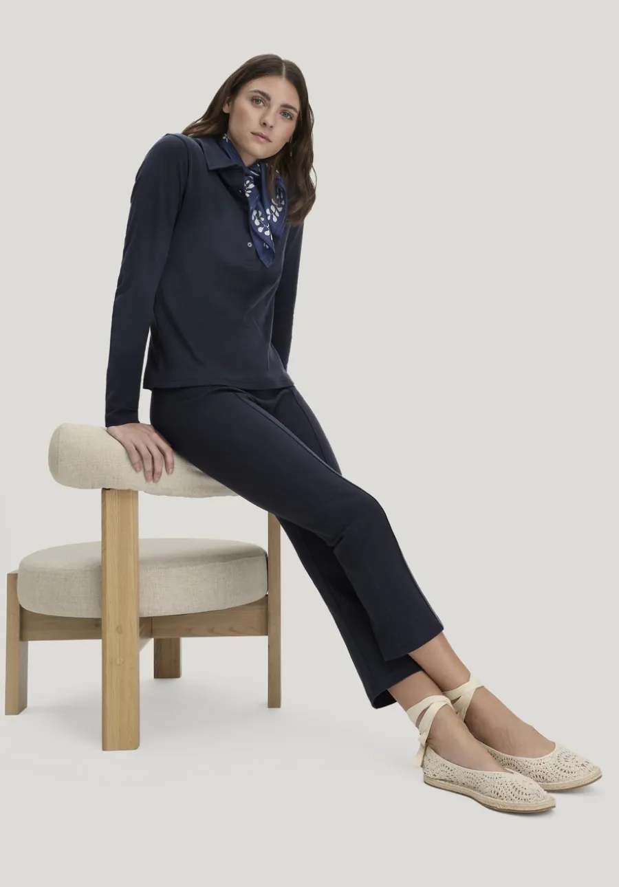 Jersey Hose Culotte Slim Leg aus Bio-Baumwolle von hessnatur