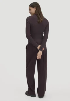 Jersey Hose Wide Leg Relaxed aus Bio-Baumwolle von hessnatur