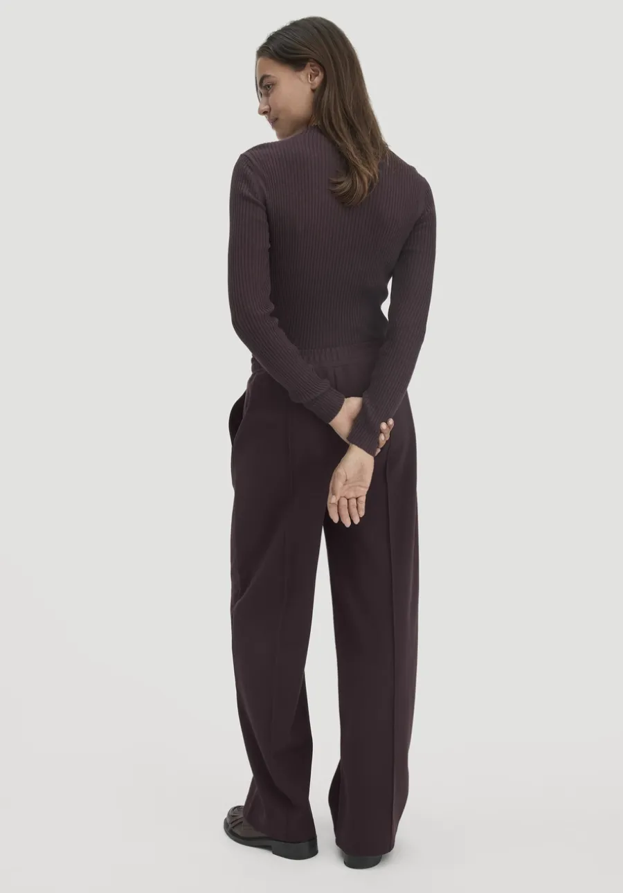 Jersey Hose Wide Leg Relaxed aus Bio-Baumwolle von hessnatur