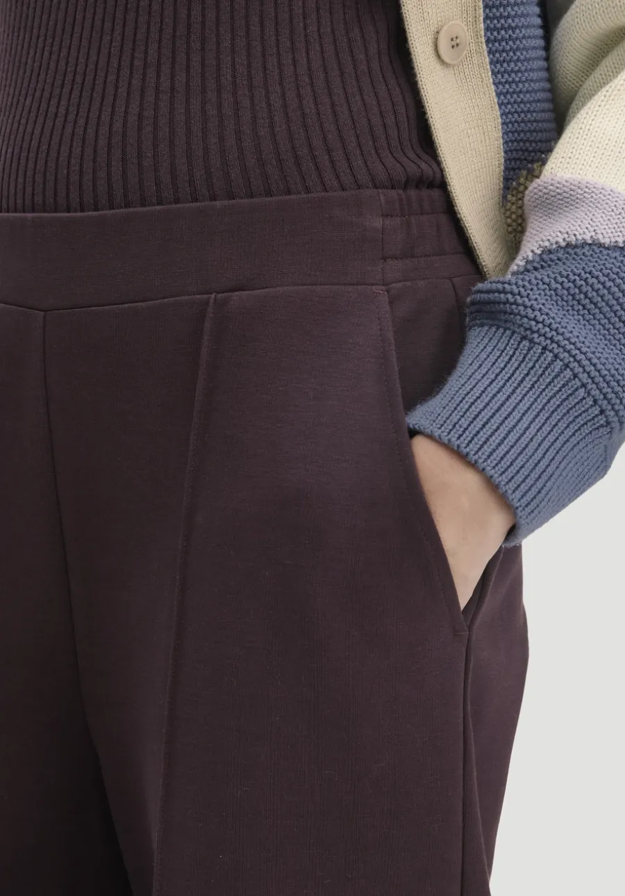 Jersey Hose Wide Leg Relaxed aus Bio-Baumwolle von hessnatur