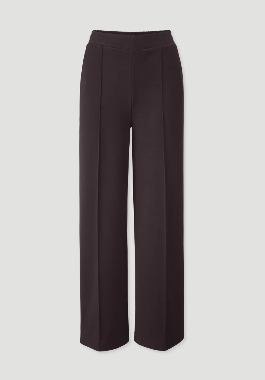 Jersey Hose Wide Leg Relaxed aus Bio-Baumwolle von hessnatur